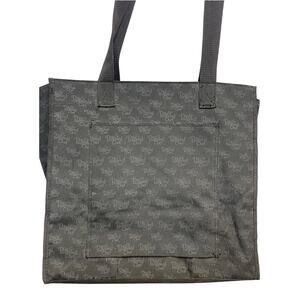 Pampered Chef Large Canvas Double Handle Organizing Tote Bag Exterior Pocket